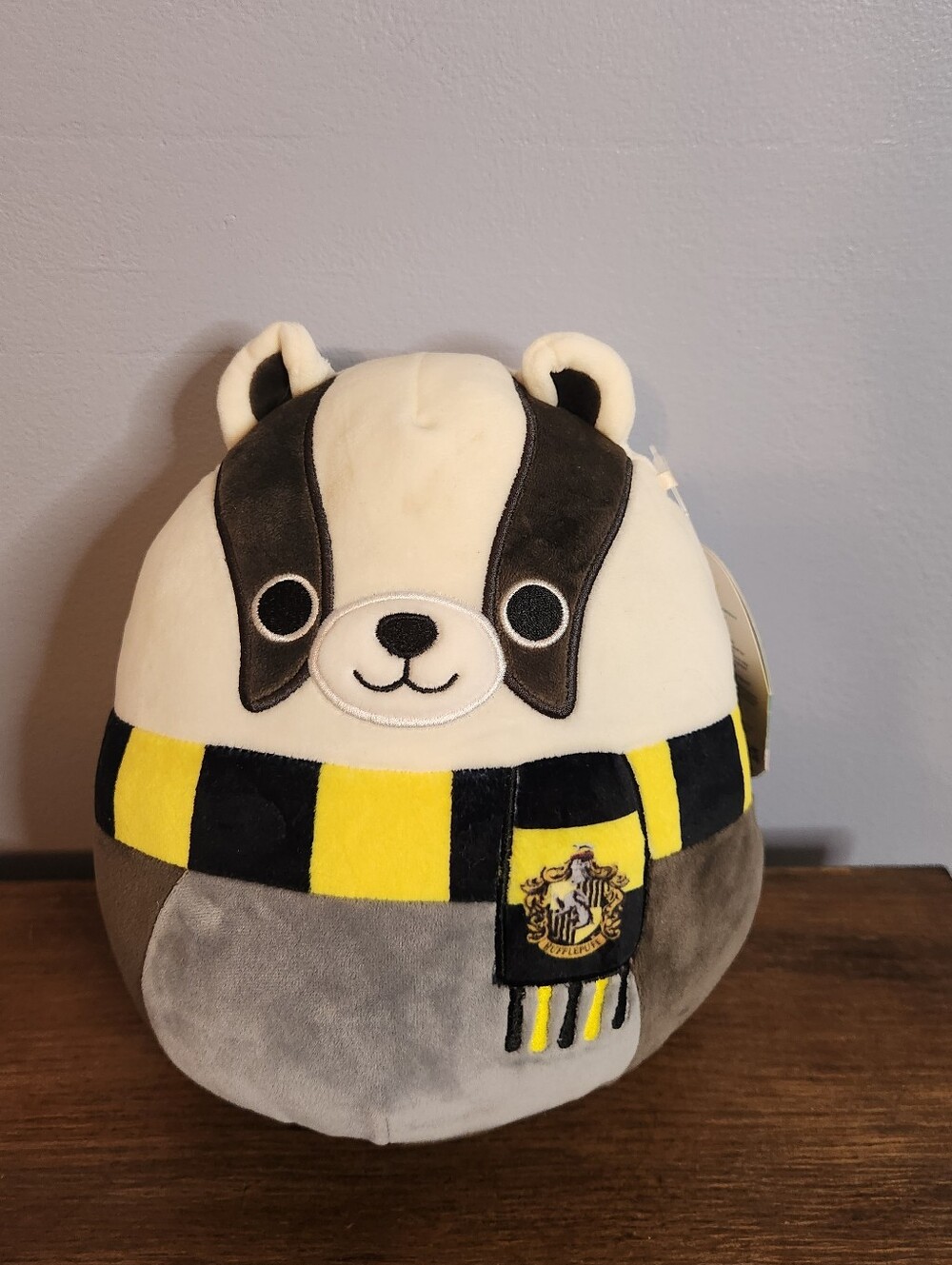 Squishmallows Harry Potter Wizarding World Hufflepuff Badger Plush 8in